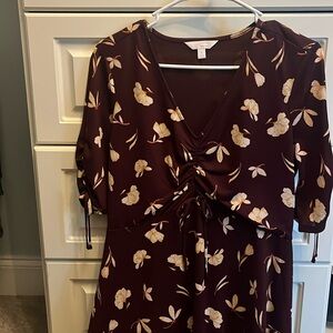V- Neck floral dress